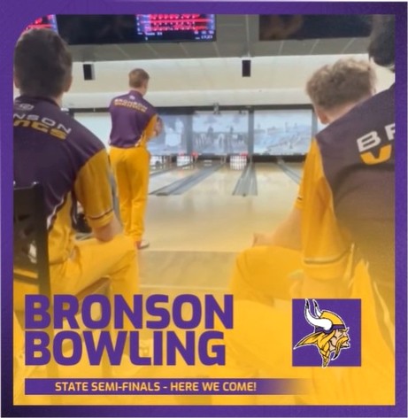 Bronson boys bowling team finishes 4th at State Finals